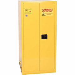 Eagle - Safety Cabinets Hazardous Chemical Type: Flammable and Combustible Liquids Color: Yellow - Americas Industrial Supply