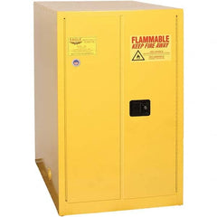 Eagle - Safety Cabinets Hazardous Chemical Type: Flammable and Combustible Liquids Color: Yellow - Americas Industrial Supply
