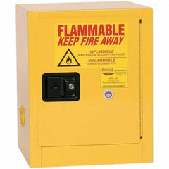 Eagle - Safety Cabinets Hazardous Chemical Type: Flammable and Combustible Liquids Color: Yellow - Americas Industrial Supply