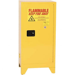 Eagle - Safety Cabinets Hazardous Chemical Type: Flammable and Combustible Liquids Color: Yellow - Americas Industrial Supply