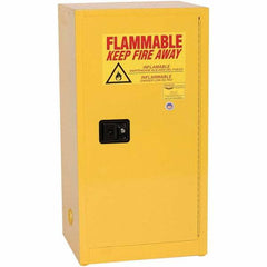 Eagle - Safety Cabinets Hazardous Chemical Type: Flammable and Combustible Liquids Color: Yellow - Americas Industrial Supply
