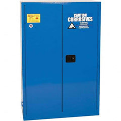 Eagle - Safety Cabinets Hazardous Chemical Type: Corrosive Chemicals Color: Royal Blue - Americas Industrial Supply