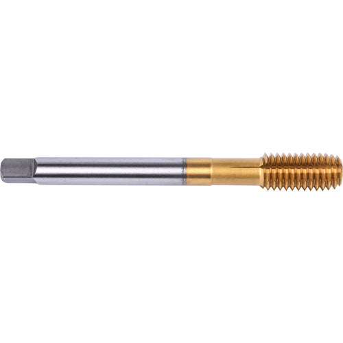 ‎1/4″- 20 Union Butterfield HSS-PM TiN/Top Applix UNC UNC Machine Forming Tap Fluteless DIN/ANSI E-code # 1681AP1/4X20 - Exact Industrial Supply