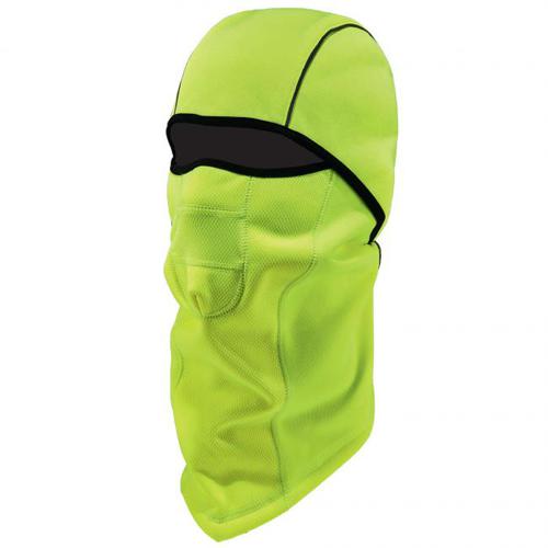 6823HV Lime Hinged Balaclava Wind-Proof - Americas Industrial Supply