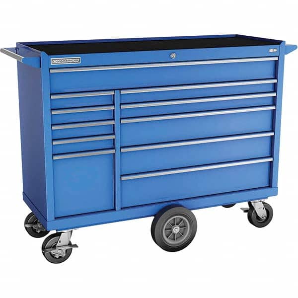 Champion Tool Storage - Tool Storage Combos & Systems Type: Wheeled Tool Cabinet with Maintenance Cart Drawers Range: 10 - 15 Drawers - Americas Industrial Supply