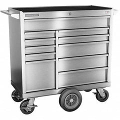 Champion Tool Storage - Tool Storage Combos & Systems Type: Wheeled Tool Cabinet with Maintenance Cart Drawers Range: 10 - 15 Drawers - Americas Industrial Supply