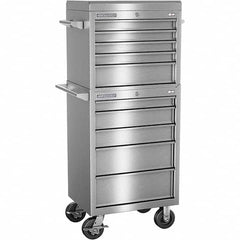Champion Tool Storage - Tool Storage Combos & Systems Type: Top Chest/Roller Cabinet Combo Drawers Range: 10 - 15 Drawers - Americas Industrial Supply