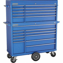 Champion Tool Storage - Tool Storage Combos & Systems Type: Top Chest/Roller Cabinet Combo with Maintenance Cart Drawers Range: 16 Drawers or More - Americas Industrial Supply