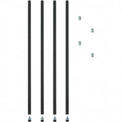 ALERA - 36" Wide x 36" High Open Shelving Post For Wire Shelving - Americas Industrial Supply