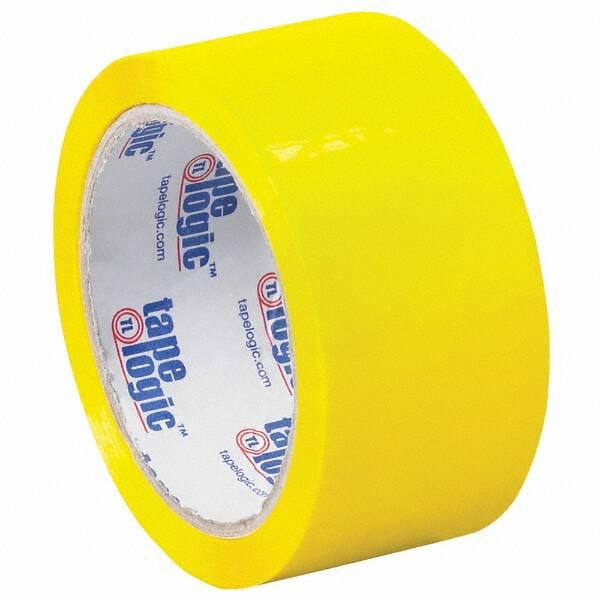 Tape Logic - Pack of (18) 55 Yd Rolls 2" Yellow Box Sealing & Label Protection Tape - Americas Industrial Supply