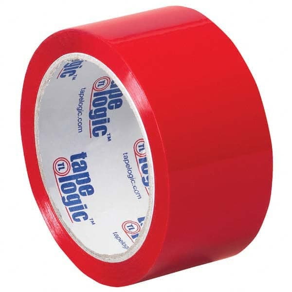 Tape Logic - Pack of (18) 55 Yd Rolls 2" Red Box Sealing & Label Protection Tape - Americas Industrial Supply