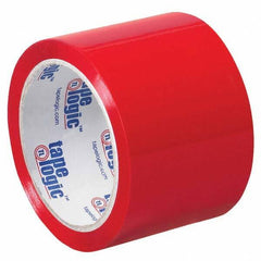 Tape Logic - Pack of (6) 55 Yd Rolls 3" Red Box Sealing & Label Protection Tape - Americas Industrial Supply