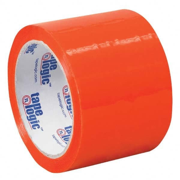 Tape Logic - Pack of (6) 55 Yd Rolls 3" Orange Box Sealing & Label Protection Tape - Americas Industrial Supply