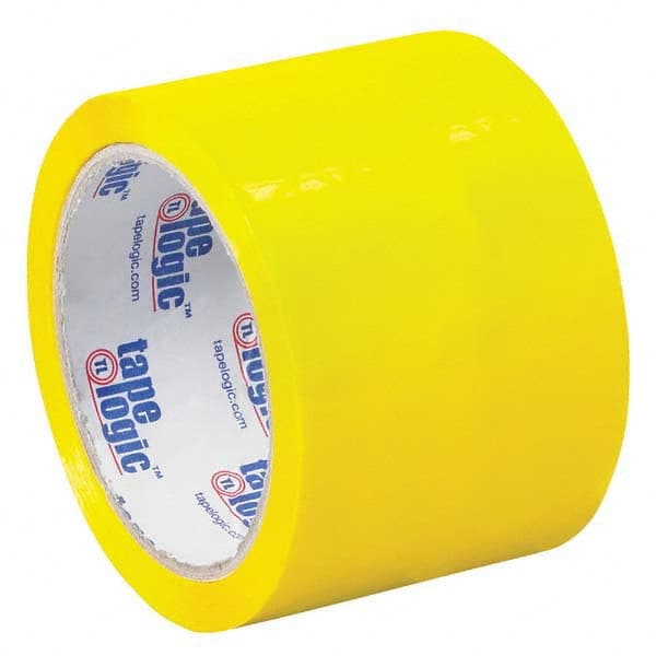 Tape Logic - Pack of (6) 55 Yd Rolls 3" Yellow Box Sealing & Label Protection Tape - Americas Industrial Supply