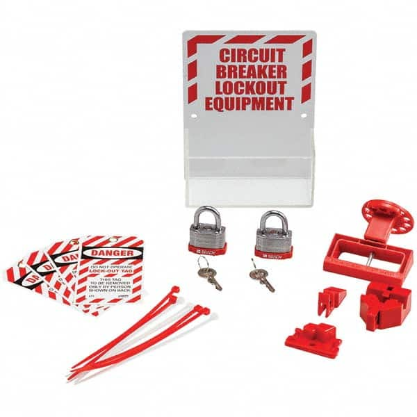 Brady - Equipped Electrical Lockout Station - Americas Industrial Supply