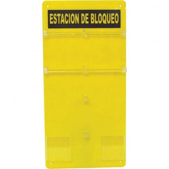 Brady - Empty Acrylic Padlock Station - Americas Industrial Supply