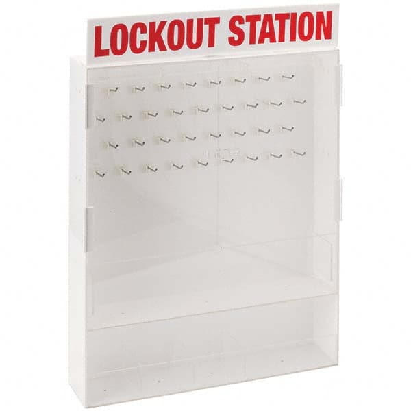 Brady - Empty Polystyrene Lockout Device Station - Americas Industrial Supply