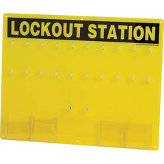 Brady - Empty Acrylic Lockout Device Station - Americas Industrial Supply