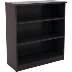 ALERA - Bookcases Height (Inch): 39-3/4 Color: Espresso - Americas Industrial Supply