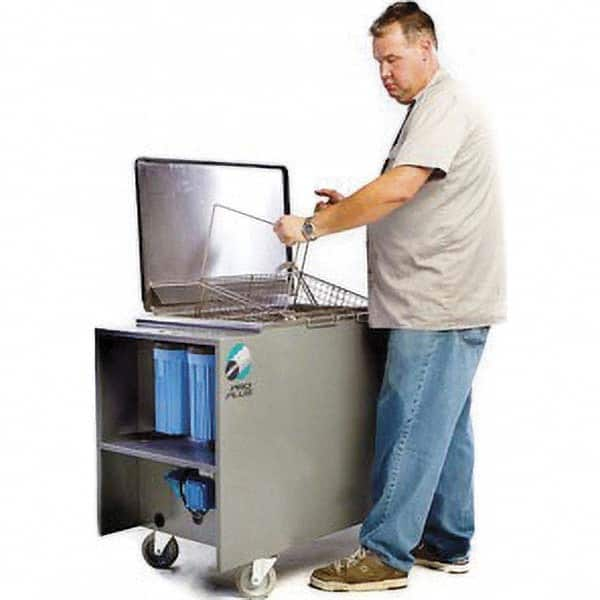 Shiraclean - 33 Gal Free Standing Water-Based Ultrasonic Cleaner - Americas Industrial Supply