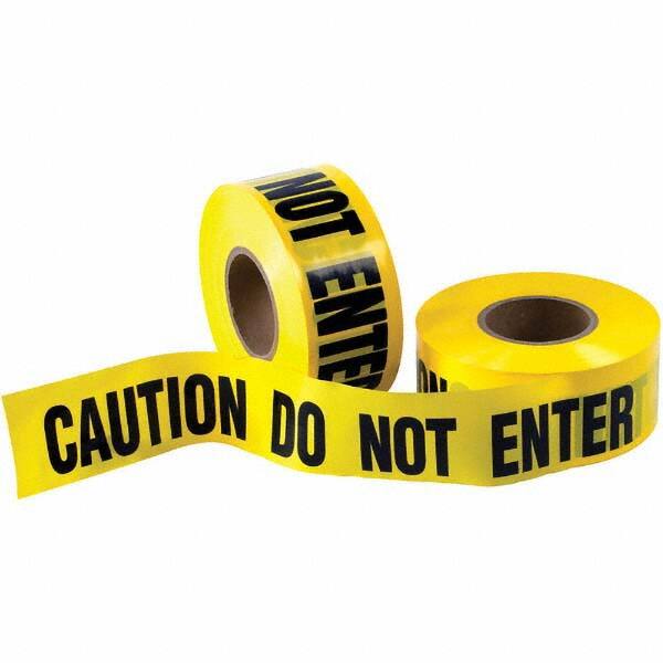 Value Collection - Barricade & Flagging Tape Tape Type: Barricade Legend: Do Not Enter - Americas Industrial Supply