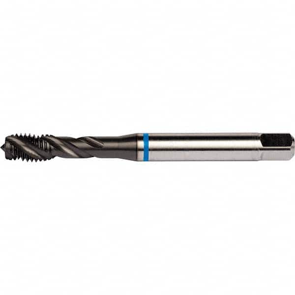 DORMER - 1/4-20 UNC 3 Flute 2B/3B Semi-Bottoming Spiral Flute Tap - Americas Industrial Supply