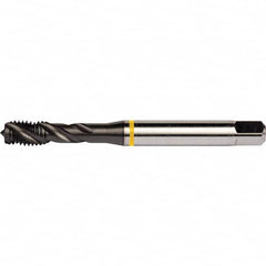 DORMER - 3/8-24 UNF 3 Flute 2B Semi-Bottoming Spiral Flute Tap - Americas Industrial Supply