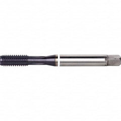 DORMER - 1/4-28 UNF 2BX 4 Flute TiAlN Finish Cobalt Machine Tap - Americas Industrial Supply