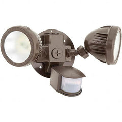 Hubbell Lighting - Motion Sensing Light Fixtures Detection Angle: 180 Number of Heads: 2 - Americas Industrial Supply