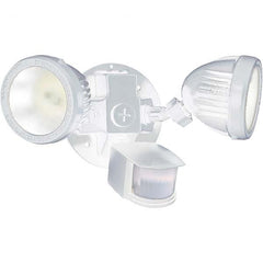 Hubbell Lighting - Motion Sensing Light Fixtures Detection Angle: 180 Number of Heads: 2 - Americas Industrial Supply