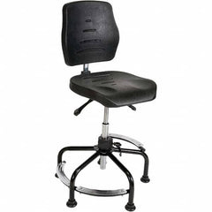 LISTA - 20 to 37" High Adjustable Height Swivel Stool - Americas Industrial Supply