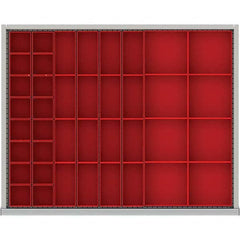 LISTA - 40-Compartment Drawer Divider Layout for 2.17" High Drawers - Americas Industrial Supply