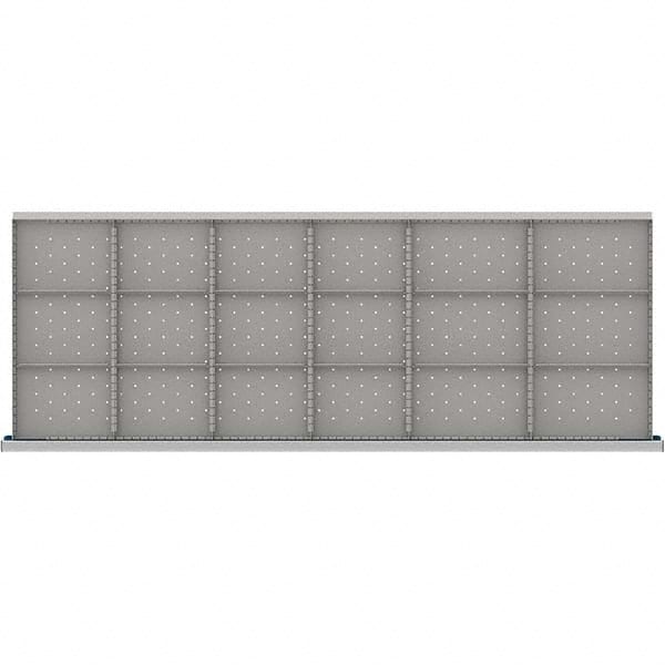 LISTA - 18-Compartment Drawer Divider Layout for 3.15" High Drawers - Americas Industrial Supply