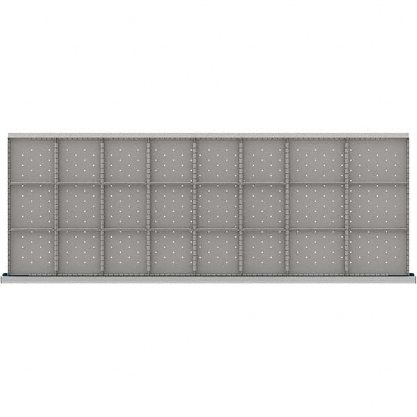 LISTA - 24-Compartment Drawer Divider Layout for 3.15" High Drawers - Americas Industrial Supply