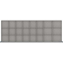 LISTA - 24-Compartment Drawer Divider Layout for 3.15" High Drawers - Americas Industrial Supply