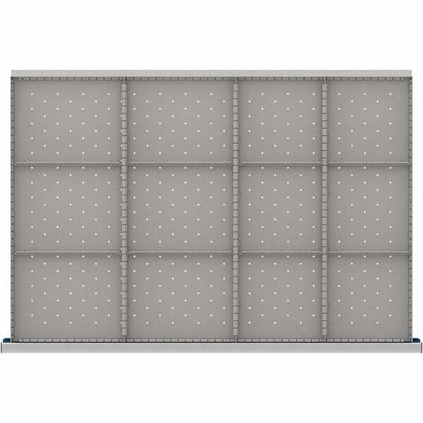 LISTA - 12-Compartment Drawer Divider Layout for 3.15" High Drawers - Americas Industrial Supply