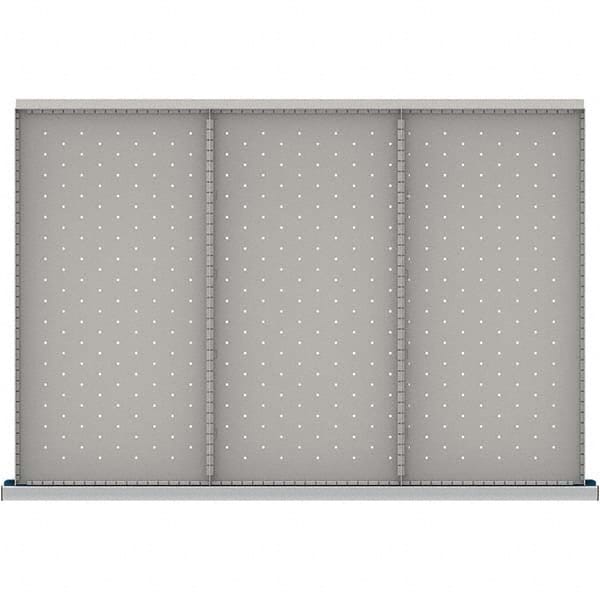 LISTA - 3-Compartment Drawer Divider Layout for 3.15" High Drawers - Americas Industrial Supply