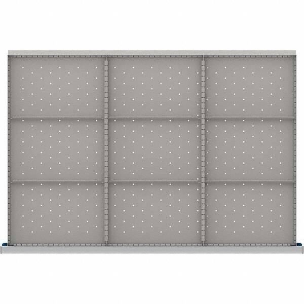 LISTA - 9-Compartment Drawer Divider Layout for 3.15" High Drawers - Americas Industrial Supply