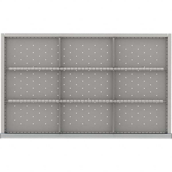 LISTA - 9-Compartment Drawer Divider Layout for 3.15" High Drawers - Americas Industrial Supply
