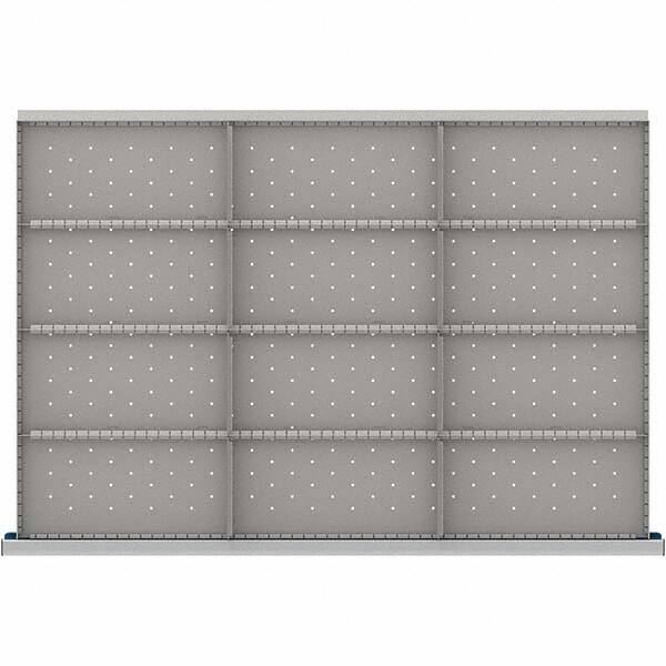 LISTA - 12-Compartment Drawer Divider Layout for 3.15" High Drawers - Americas Industrial Supply