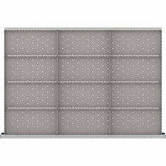 LISTA - 12-Compartment Drawer Divider Layout for 3.15" High Drawers - Americas Industrial Supply