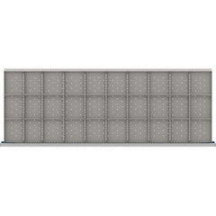 LISTA - 30-Compartment Drawer Divider Layout for 3.15" High Drawers - Americas Industrial Supply
