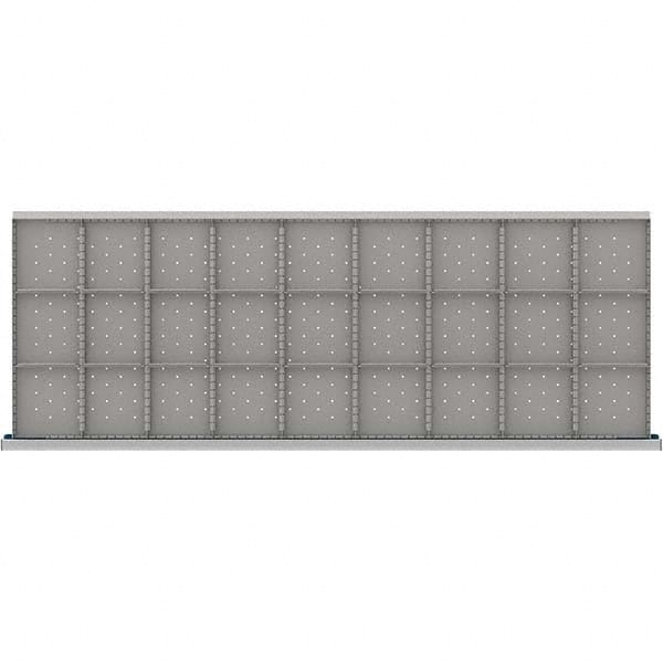 LISTA - 27-Compartment Drawer Divider Layout for 3.15" High Drawers - Americas Industrial Supply