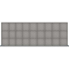 LISTA - 27-Compartment Drawer Divider Layout for 3.15" High Drawers - Americas Industrial Supply