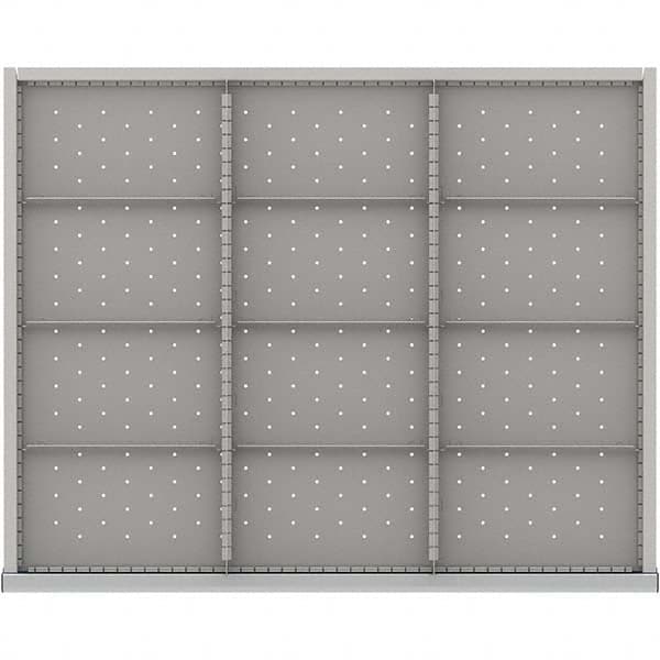LISTA - 12-Compartment Drawer Divider Layout for 3.15" High Drawers - Americas Industrial Supply