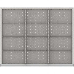 LISTA - 12-Compartment Drawer Divider Layout for 3.15" High Drawers - Americas Industrial Supply