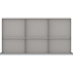 LISTA - 6-Compartment Drawer Divider Layout for 3.15" High Drawers - Americas Industrial Supply