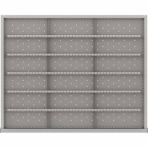 LISTA - 18-Compartment Drawer Divider Layout for 3.15" High Drawers - Americas Industrial Supply