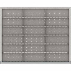 LISTA - 18-Compartment Drawer Divider Layout for 3.15" High Drawers - Americas Industrial Supply