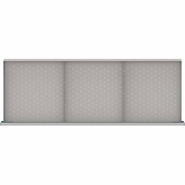 LISTA - 3-Compartment Drawer Divider Layout for 3.15" High Drawers - Americas Industrial Supply